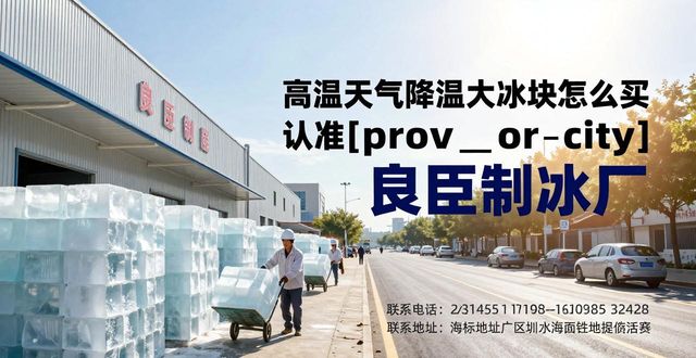 高温天气降温大冰块怎么买 认准杭州良臣制冰厂
