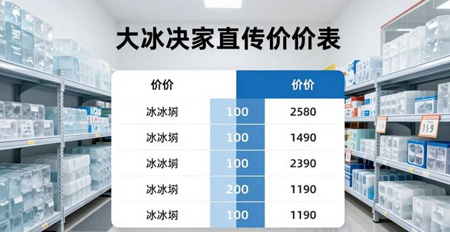 大冰块批发厂家怎么选？杭州直供渠道靠谱吗