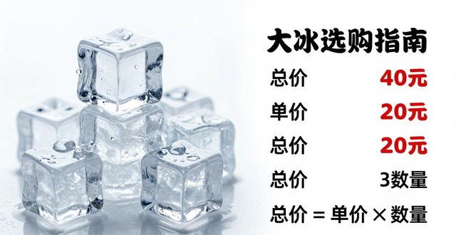大冰块价格到底怎么算？杭州冰块选购指南