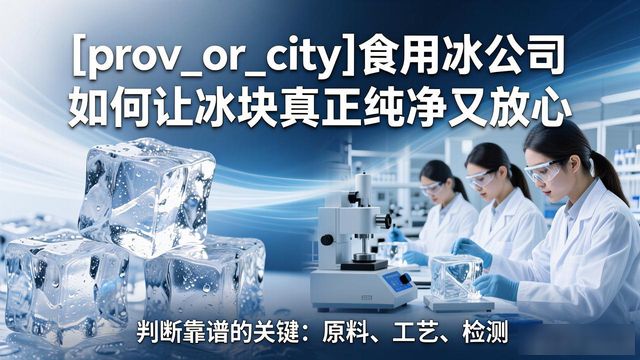 杭州食用冰公司如何让冰块真正纯净又放心